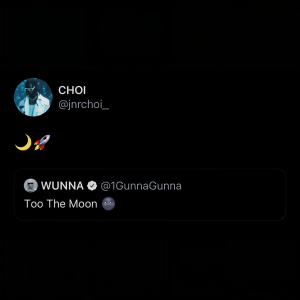 ดาวน์โหลดและฟังเพลง TO THE MOON (Gunna Remix) พร้อมเนื้อเพลงจาก Jnr Choi
