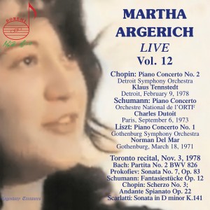 อัลบัม Martha Argerich, Vol. 12 (Live) ศิลปิน Martha Argerich & Alexandre Rabinovitch