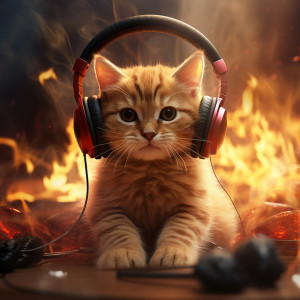Cat Music Therapy的專輯Fire Cats: Purrfect Blaze Melodies