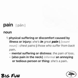 Big Fun的專輯Pain (feat. Jay Jonah) (Explicit)