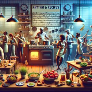 Album Rhythm & Recipes (Culinary Jazz for Creative Cooking Nights) oleh Good Mood Lounge Music Zone