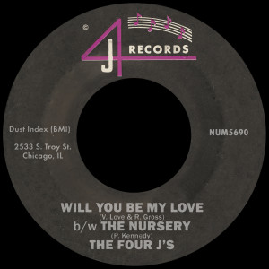 อัลบัม Will You Be My Love b/w The Nursery ศิลปิน The Four J's