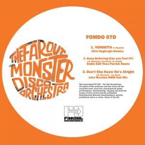 Dengarkan lagu Vendetta (Remix) nyanyian The Far Out Monster Disco Orchestra dengan lirik