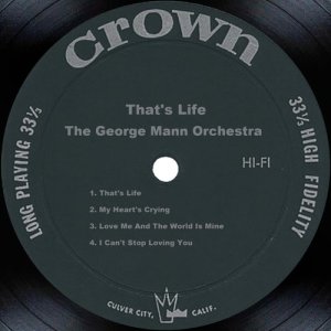 The George Mann Orchestra的專輯That's Life