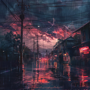Evening Chillout Playlist的專輯Refreshing Rain: Chill Thunder for Relaxing Days