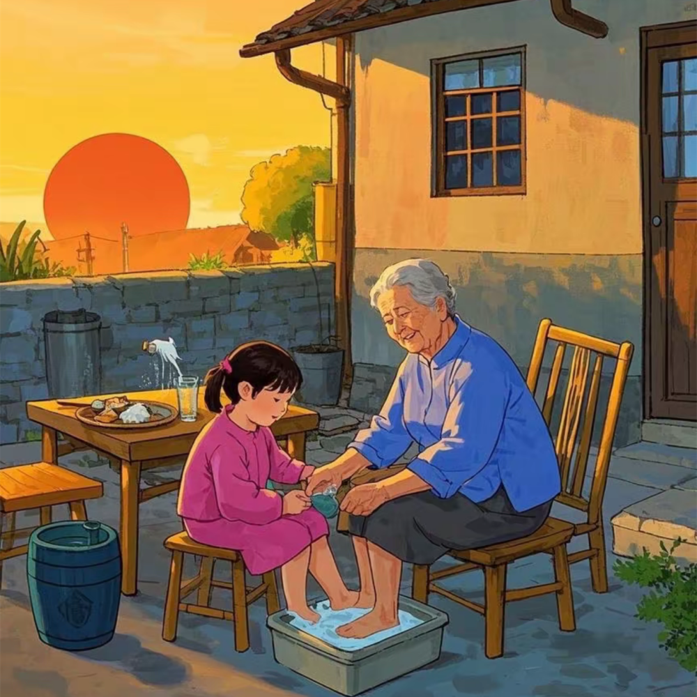 对奶奶的思念 (伴奏)