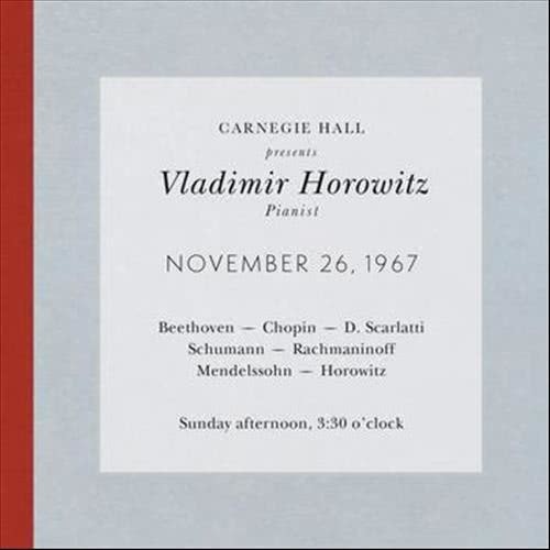 Opening Applause to Horowitz Recital of November 26, 1967