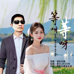 收听绿色心情的等呀等呀（对唱伴奏） (伴奏)歌词歌曲