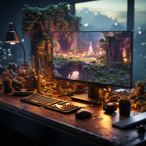 ดาวน์โหลดและฟังเพลง Minecraft พร้อมเนื้อเพลงจาก Re:Imagine