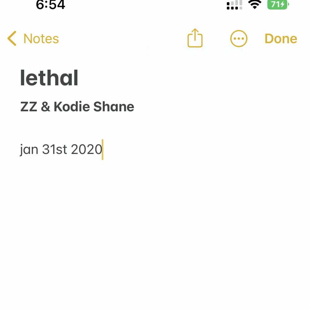 lethal (feat. Kodie Shane) (Explicit)