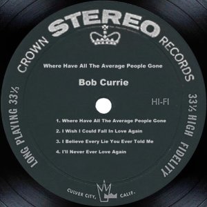 ดาวน์โหลดและฟังเพลง That's The Way พร้อมเนื้อเพลงจาก Bob Currie