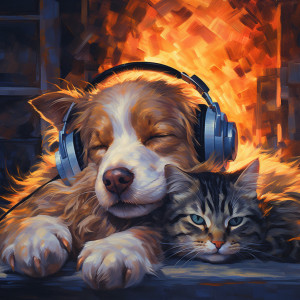 Fireplace Music的專輯Fire Comfort: Cozy Melodies for Pets