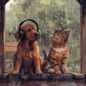 ASMR的專輯Pets in Rain: Relaxing Music for Companions