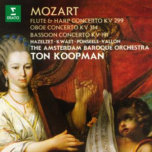 Ton Koopman的專輯Mozart: Concertos for Flute and Harp, Oboe and Bassoon