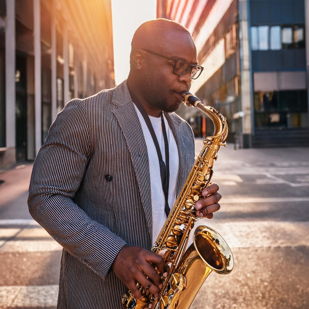 Jazz Animado Al Atardecer