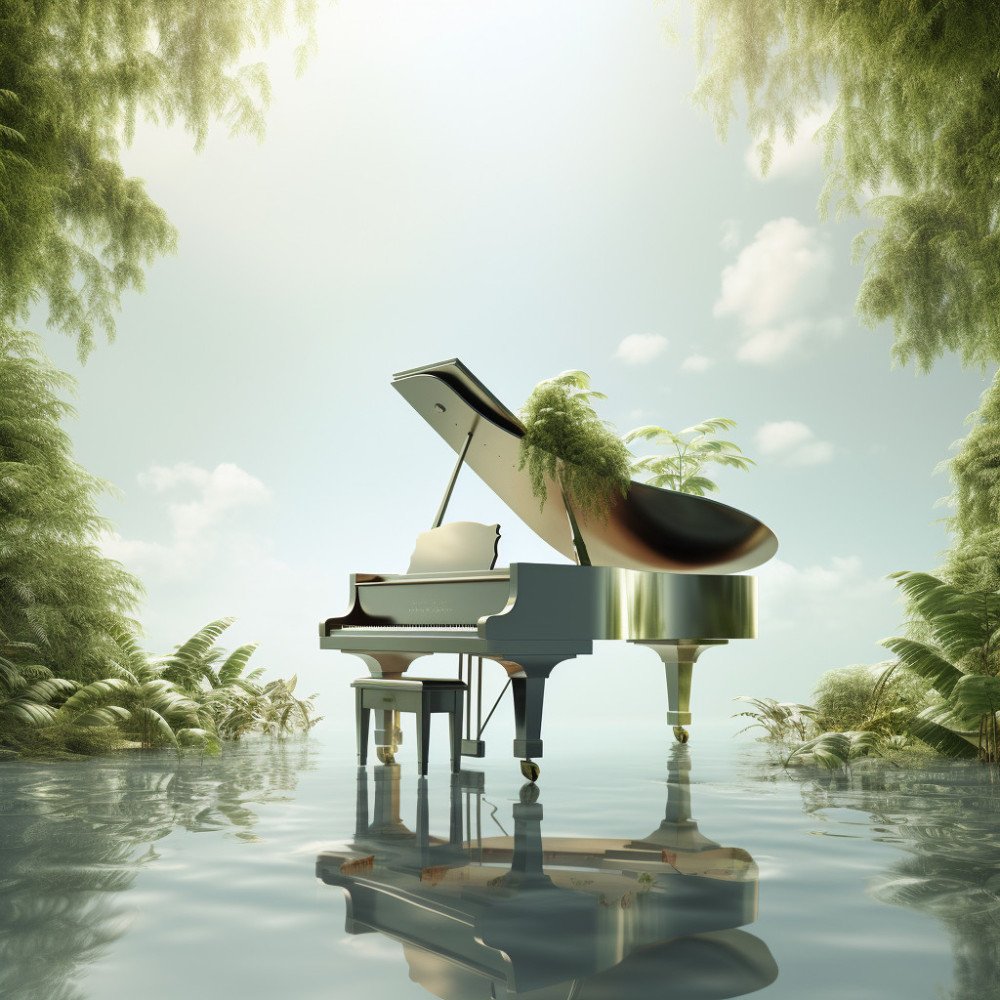 Calm Meditation Piano Waves