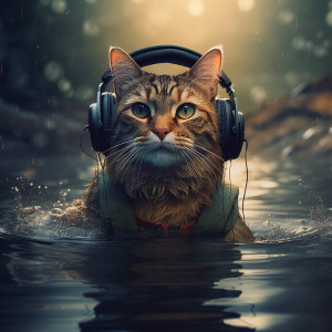 Cat Music Therapy的專輯Cats Binaural Stream: Gentle Water Melodies