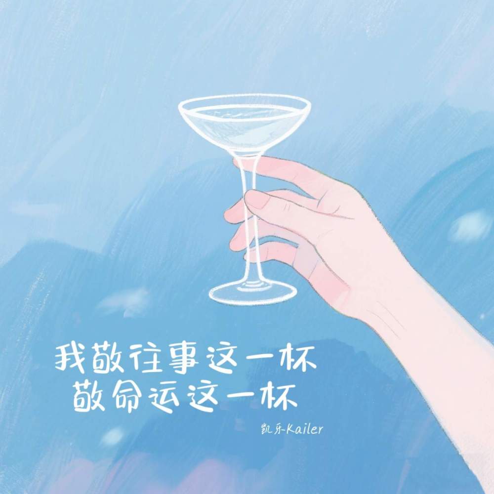 我敬往事这一杯敬命运这一杯 (伴奏)