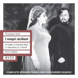 Listen to I vespri siciliani, Act I: O donna! song with lyrics from Maria Callas