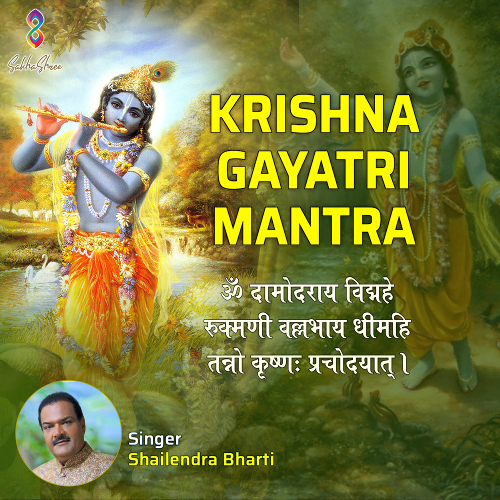 Krishna Gayatri Mantra Om Damodaraya Vidmahe Rukmani Vallabhaya
