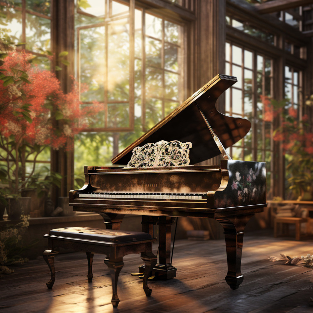 Yoga's Calm in Piano's Embrace