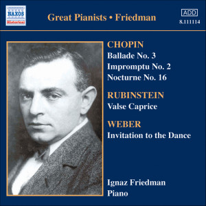 Ignaz Friedman的專輯Friedman, Ignaz: Complete Recordings, Vol. 5: English Columbia Recordings (1933-1936)