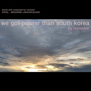 we got poorer than south korea