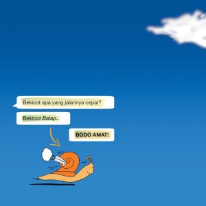 收聽Bekicot Balap的Bekicot Apa Yang Jalannya Cepat? Bekicot Balap, Bodo Amat!歌詞歌曲