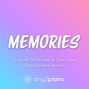 Memories (Originally Performed by Dean Lewis) (Piano Karaoke Version)
