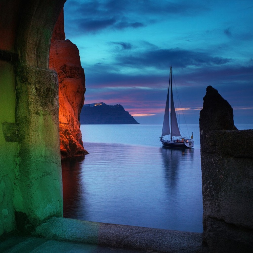 only friends with silence and the night wind