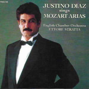 อัลบัม Mozart: Arias ศิลปิน Justino Diaz