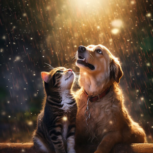 Calm Pets Music Academy的專輯Rain Serenity: Pets Soothing Sounds