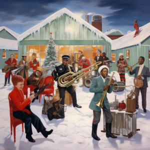 Dengarkan lagu Romantic Jazzed-Up Christmas Noel nyanyian Vinyl Jazz Music Channel dengan lirik