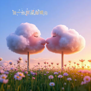 收听赵偲旖的云一朵两朵吻嘴角歌词歌曲