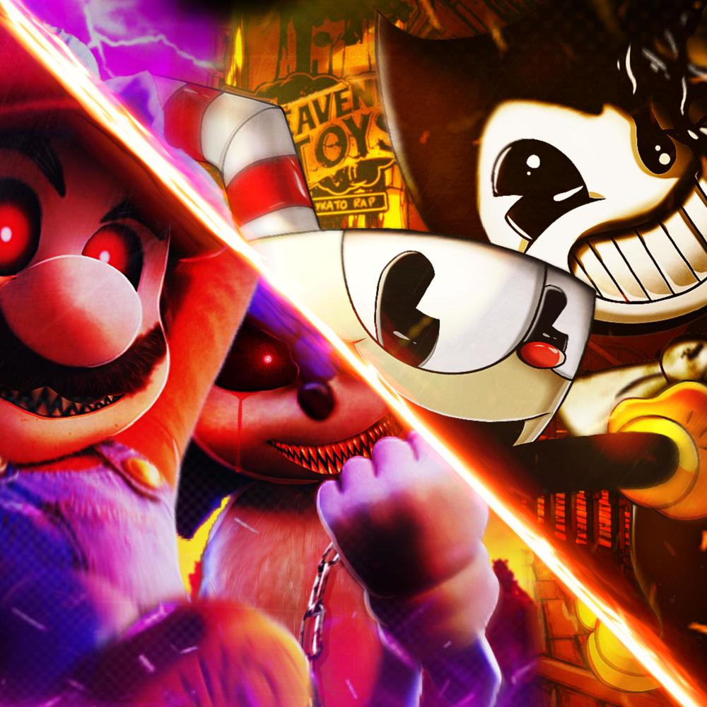 Cuphead y Bendy vs. Dark Mario y Sonic.exe Rap (feat. Hex Arcana & Hollywood Legend) (Explicit)