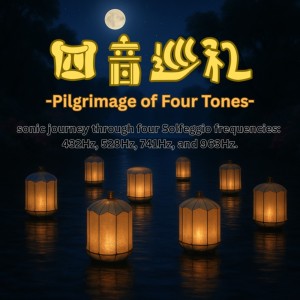 Album Pilgrimage of Four Tones -sonic journey through four Solfeggio frequencies: 432Hz, 528Hz, 741Hz, and 963Hz.- from Chris Ciari