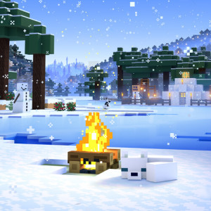 Album Minecraft Soothing Scenes: Serene Snow from Minecraft