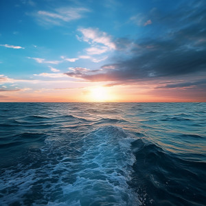 Album Relaxation at Sea: Binaural Ocean Calm oleh Relaxing Zen Music Therapy