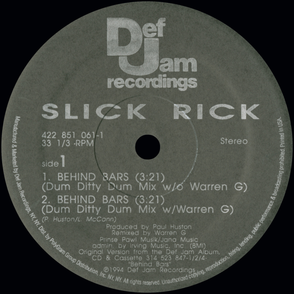 Behind Bars (Dum Ditty Dum Mix W/ Warren G)