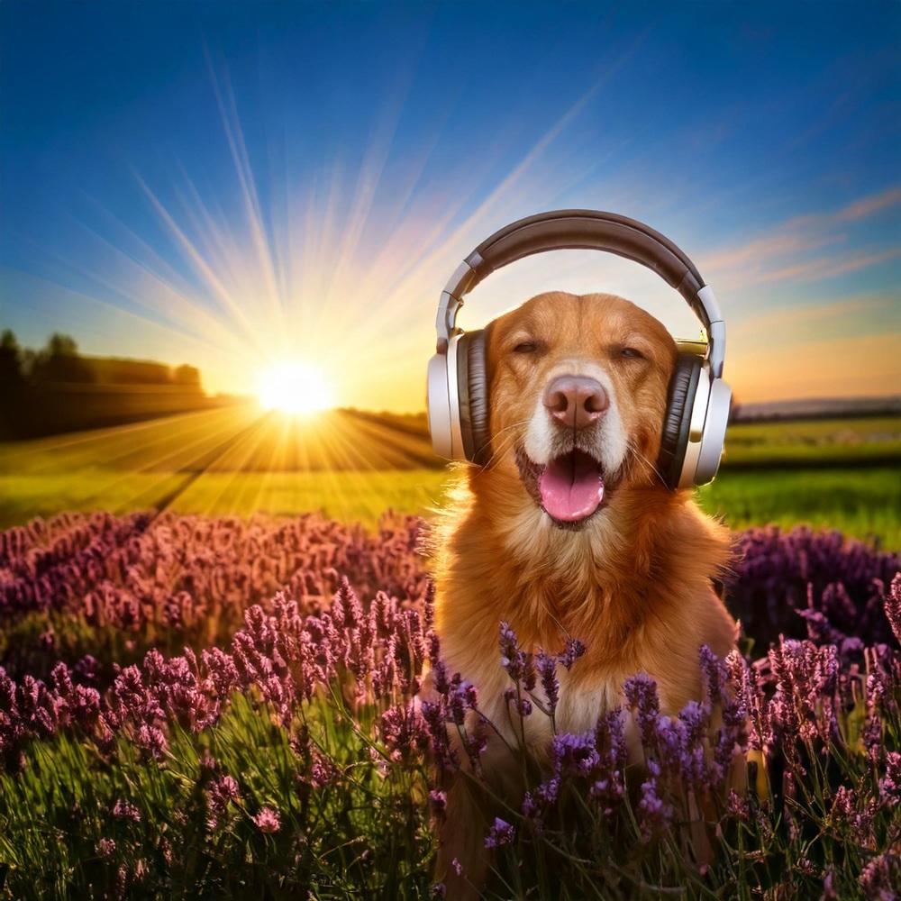Dog’s Peaceful Tunes