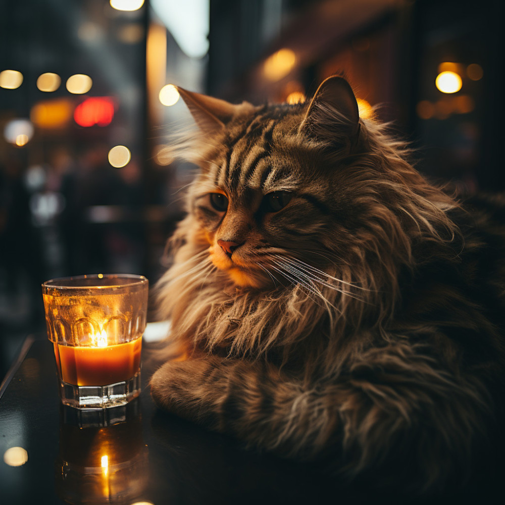 Ola De Ronroneo De Gato Junto A La Chimenea