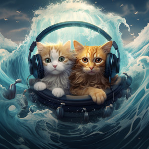 Cat Songs的專輯Feline Waves: Ocean Music for Cats