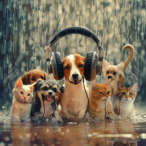 Calming Music For Pets的專輯Rain Playtime: Pets Musical Joy