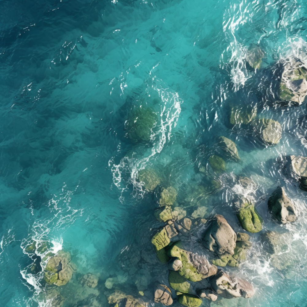Ocean's Gentle Murmur for Meditative Tranquility