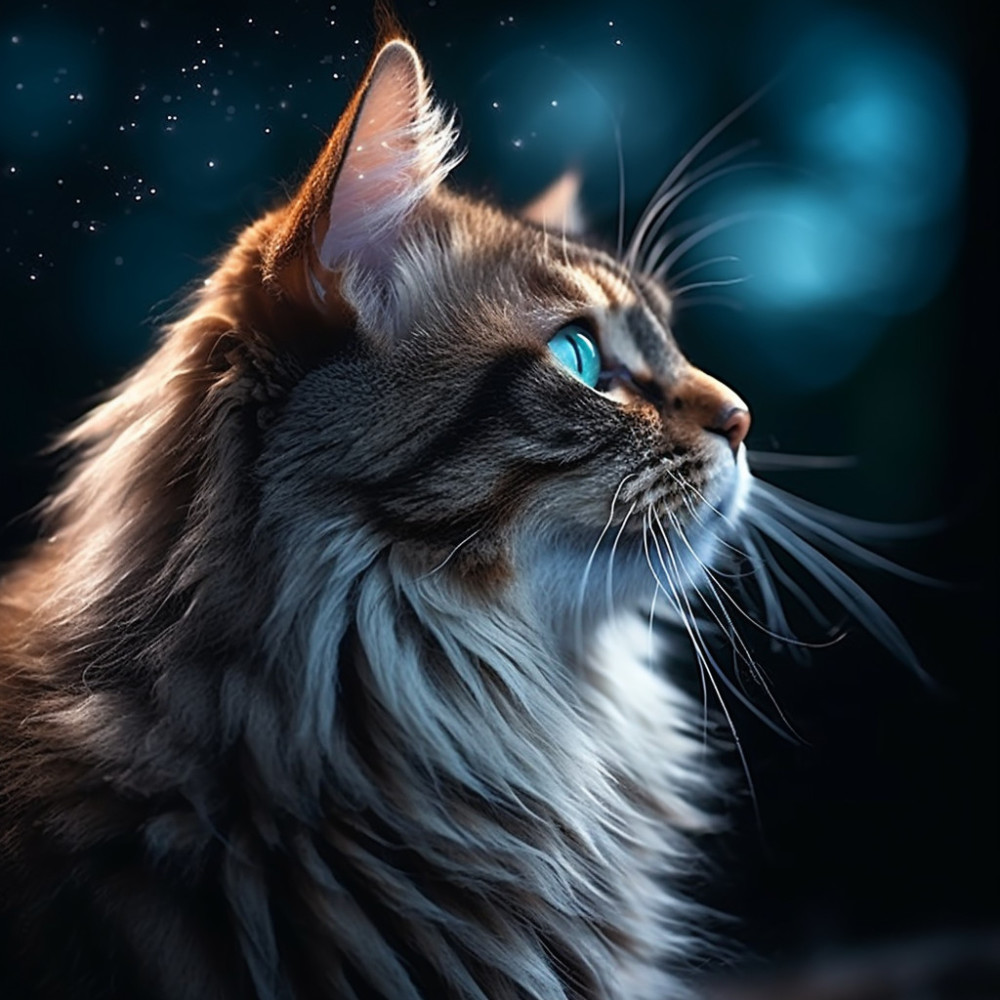 Feline's Quiet Hour in Tune