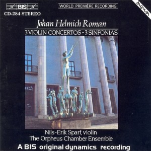 Album Roman: 3 Violin Concertos / 3 Sinfonias from Nils-Erik Sparf