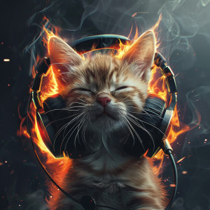 Kitty Fire: Soothing Sounds for Cats