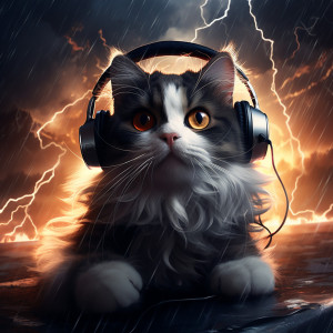 Calm Music for Cats的專輯Soothing Harmonies: Cats Thunder Quiet