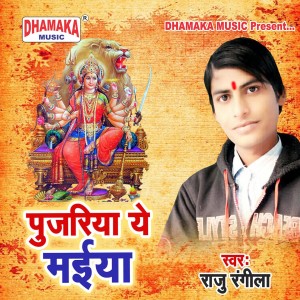 Listen to Pujariya Ye Maiya song with lyrics from Raju Rangeela