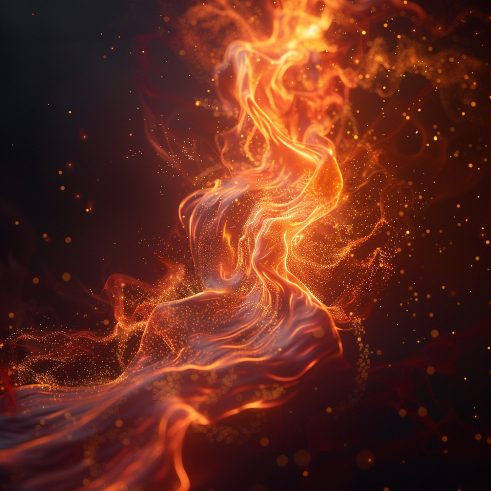 Serene Flames for Yoga Peace